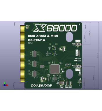 Extension mémoire + Midi pour x68000 (SRAM + Midi board)