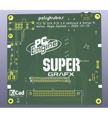 SuperGrafx Motherboard for PC-Engine | Polykubos